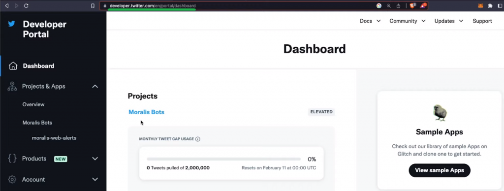 Portal dashboard