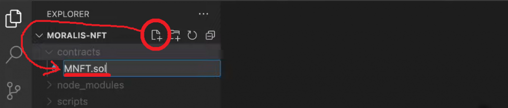 Solidity Contract Folder for ERC721 NFT