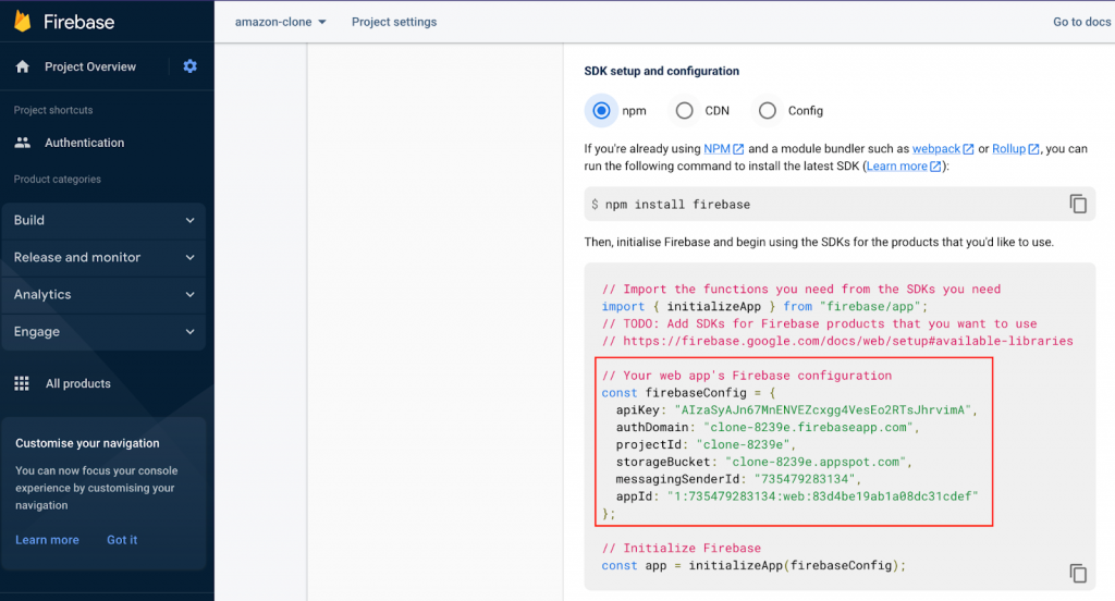 Web3 Marketplace Development Firebase SDK