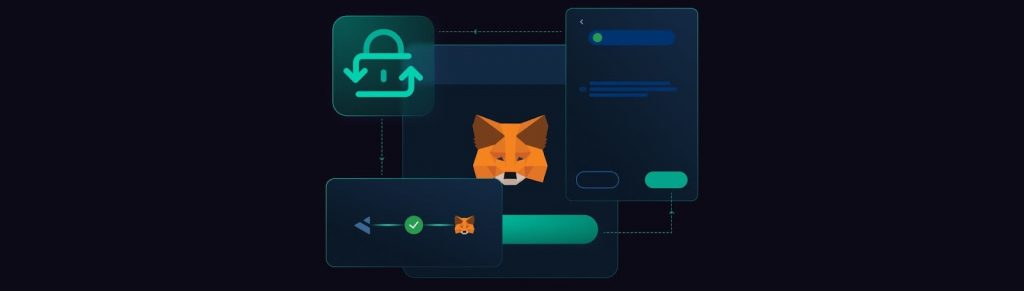 Illustrative Graphic Art Image showing wallet recovery and Account Abstraction