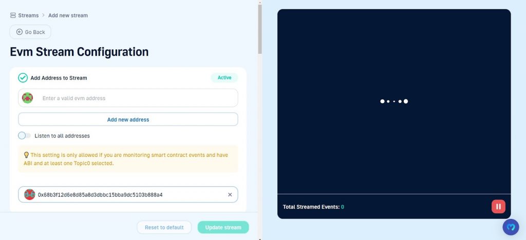 Configuration Module and entry fields