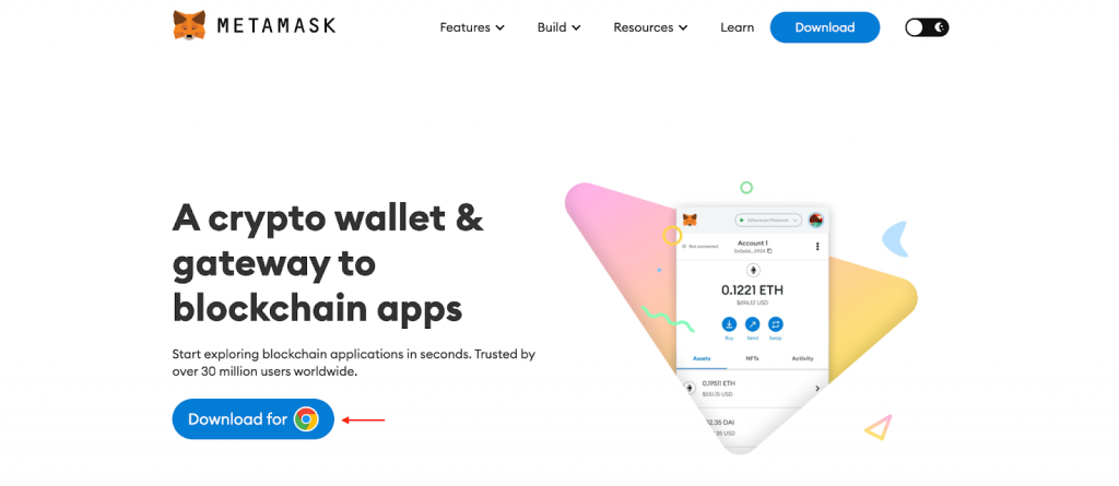 MetaMask Homepage