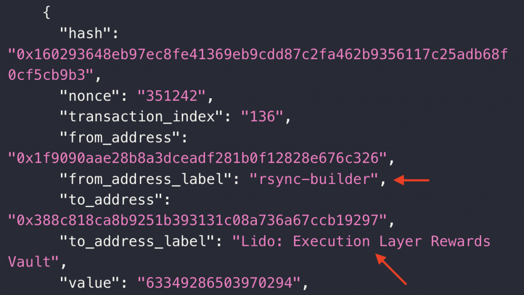 to_address_label example to build Etherscan sites