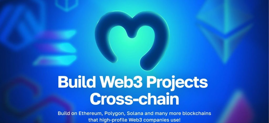 Graphical art illustration with title - Build Cross-Chain Exchanges using the Best Crypto Exchange API from Moralis