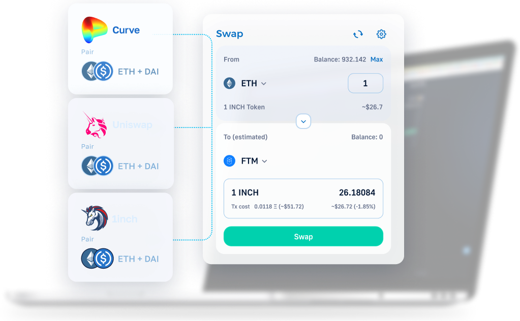 graphical art illustration - showing fee extraction and how an exchange makes money via fees