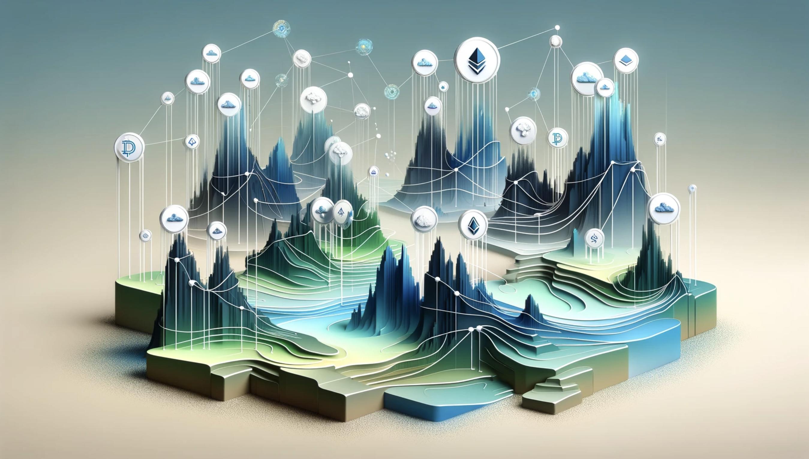 Cosmos use cases and how they connect - graphic art illustration