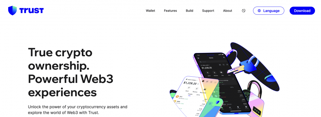 Web3 Wallets List - 7) Trust Wallet