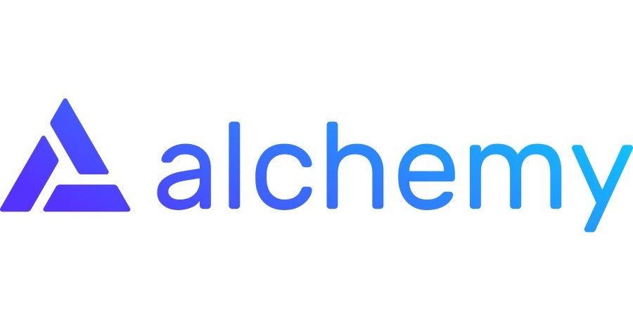 Blue Alchemy title with the official Alchemy "A" logo on the left