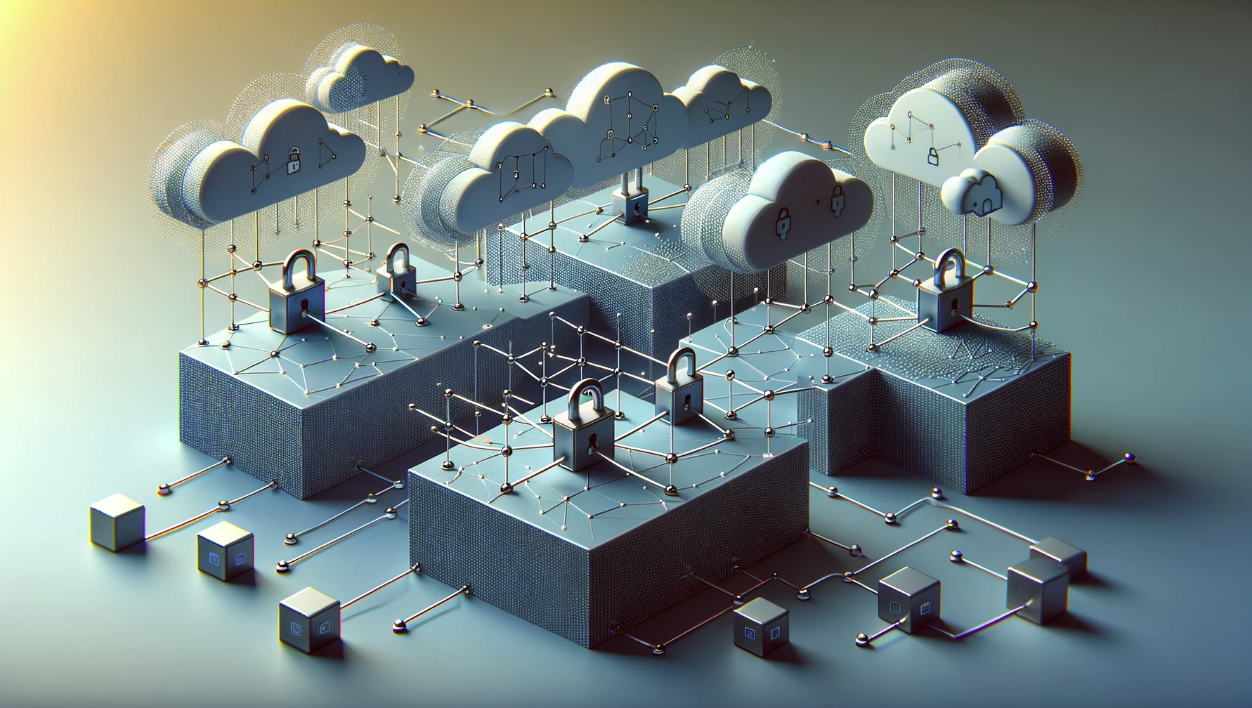 Illustrative art image - showing all the requirements for Web3 SOC 2 Type 2 Certificate