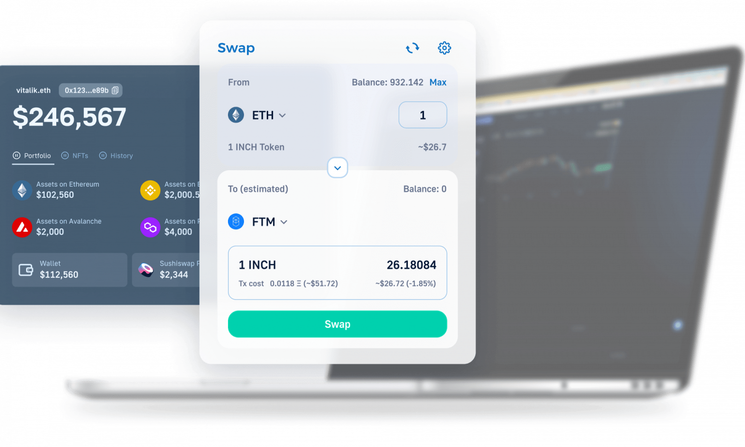 DEX example platform using token logos and the Moralis Token API