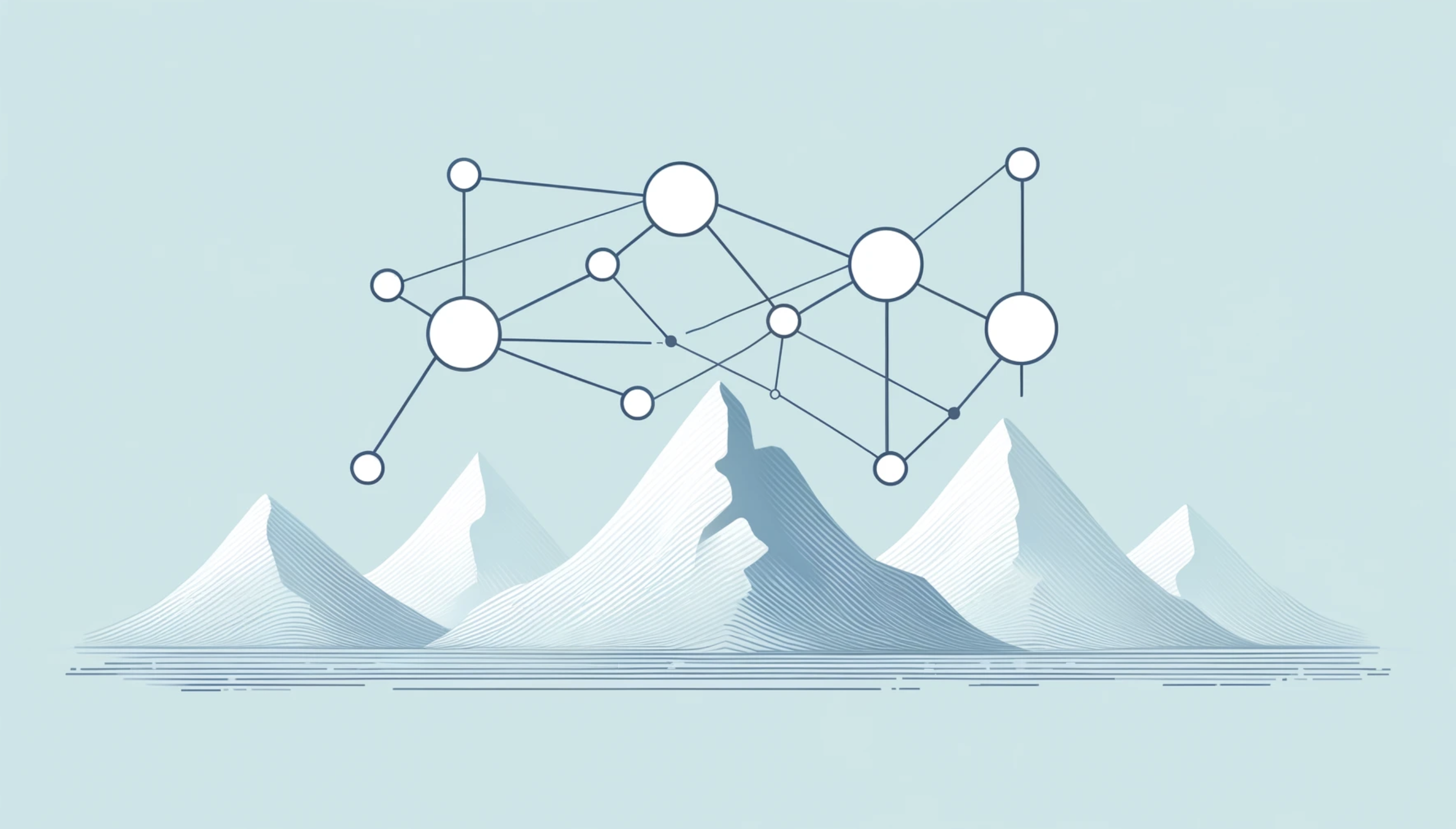 Mountains with Avalanche nodes above.