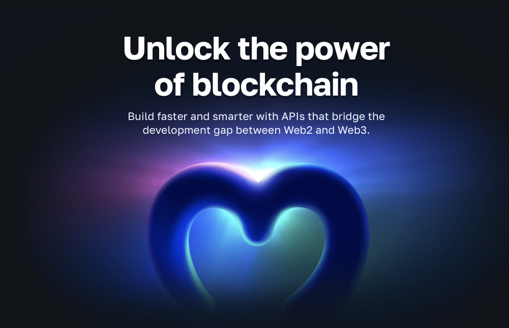 Unlock the power of blockchain with Moralis.