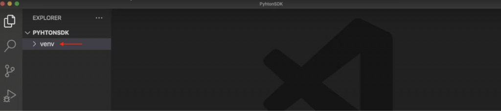 Venv file in PYTHONSDK directory.