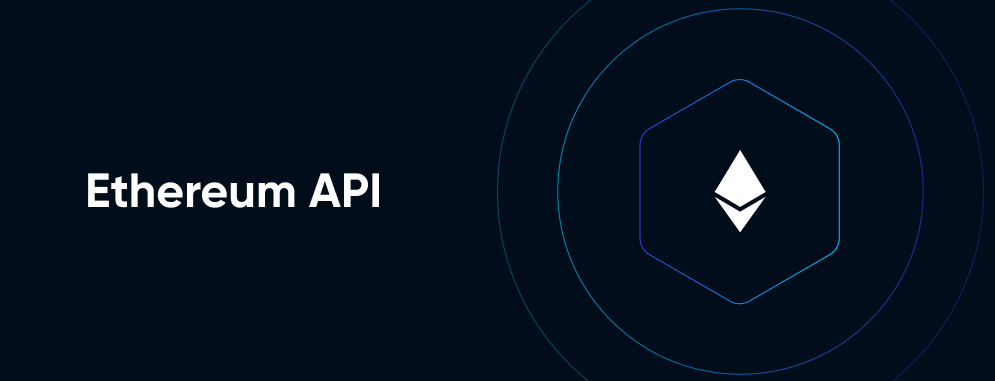 Text: "Ethereum API"