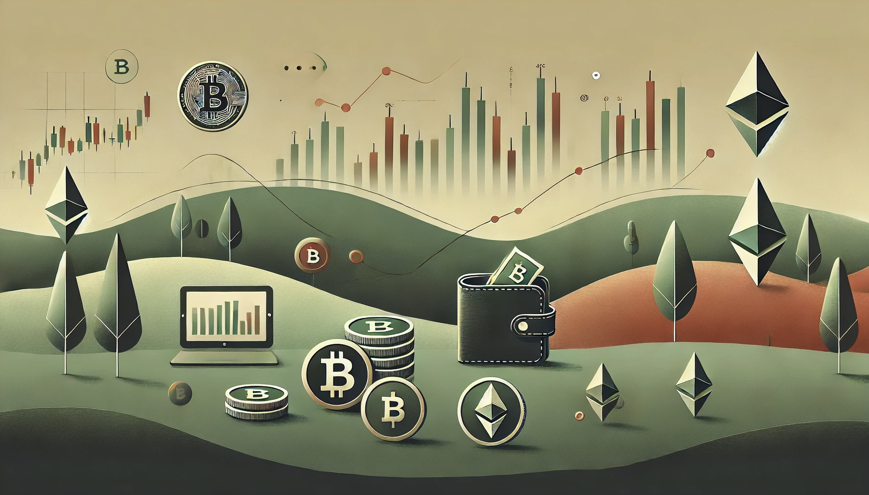 Illustration of crypto PnL.