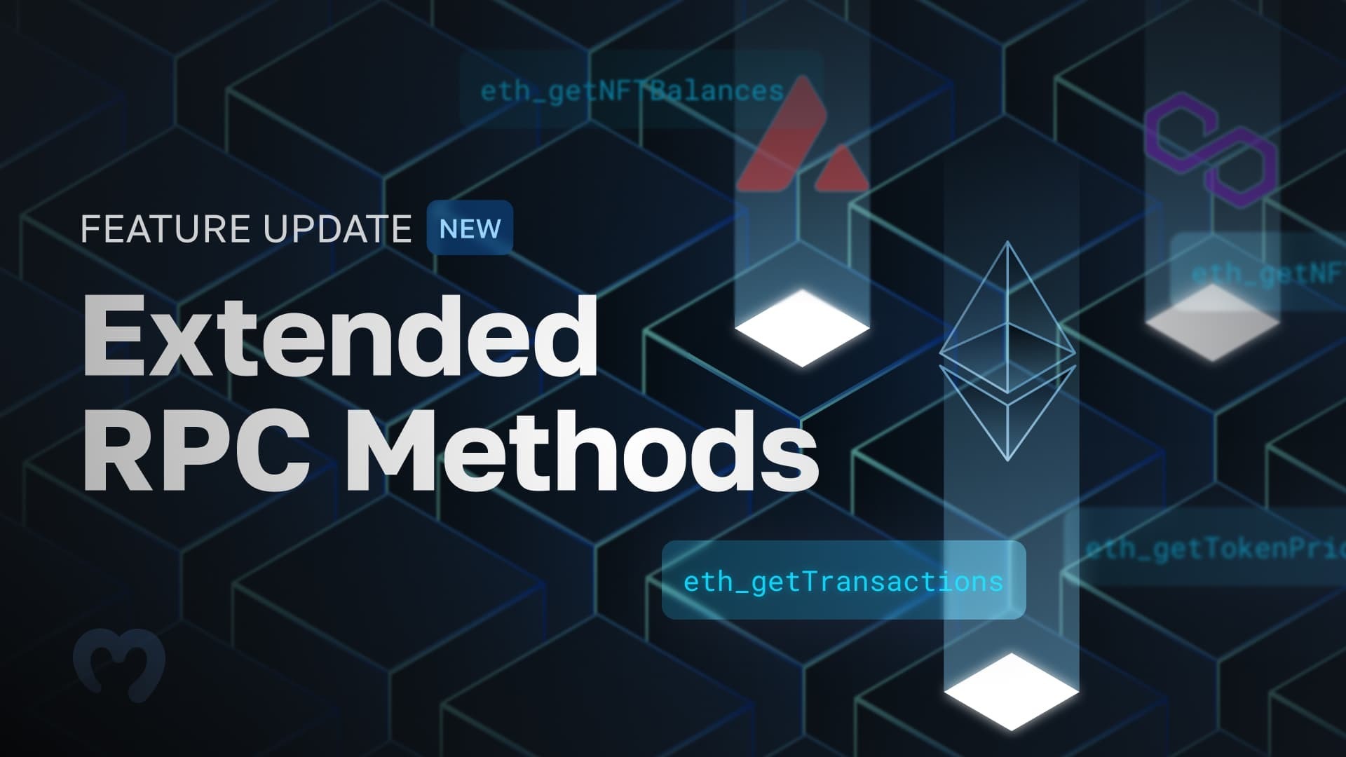 Moralis Extended RPC Methods announcement.  