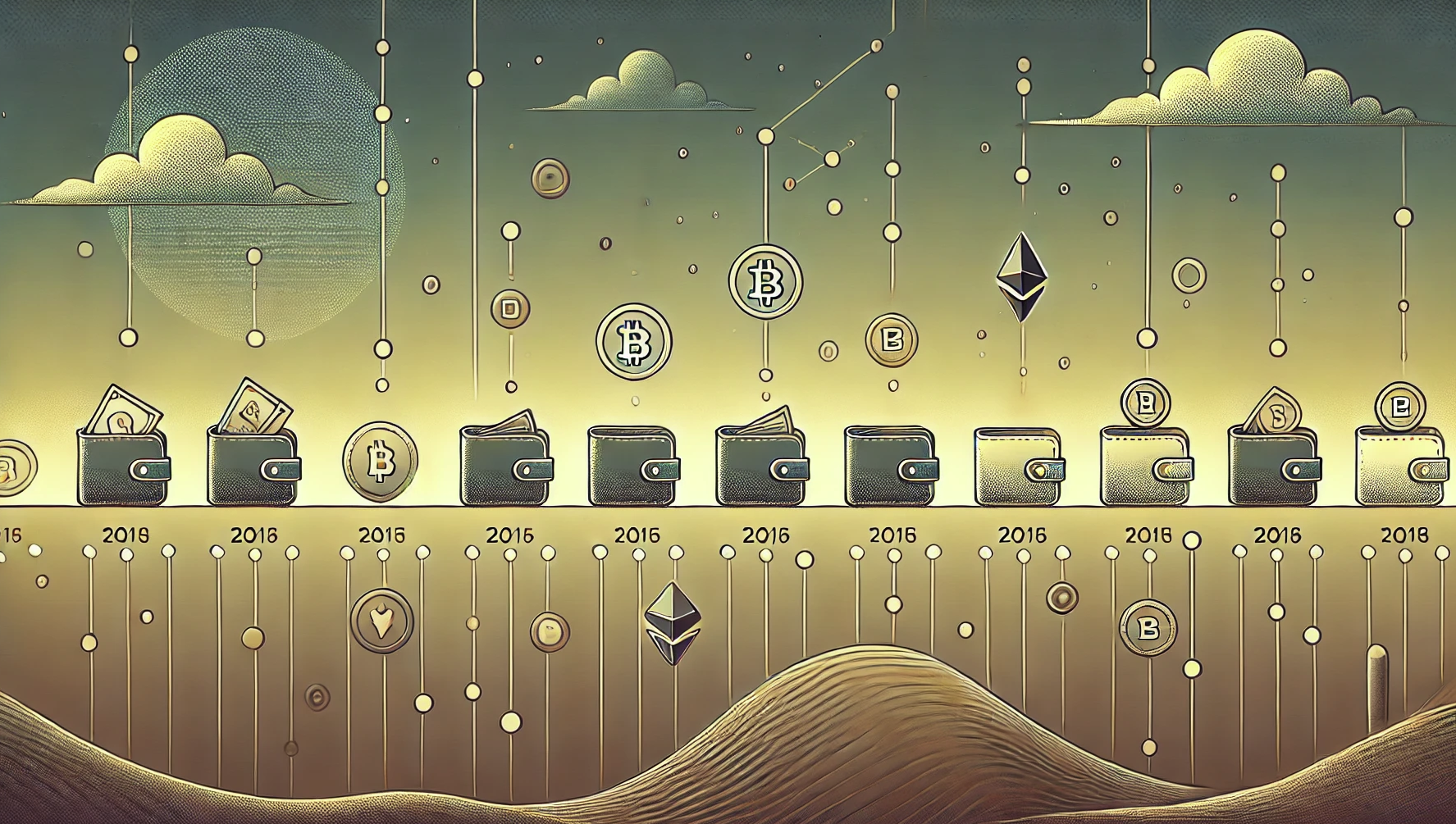 Wallet history timeline with RPC nodes.