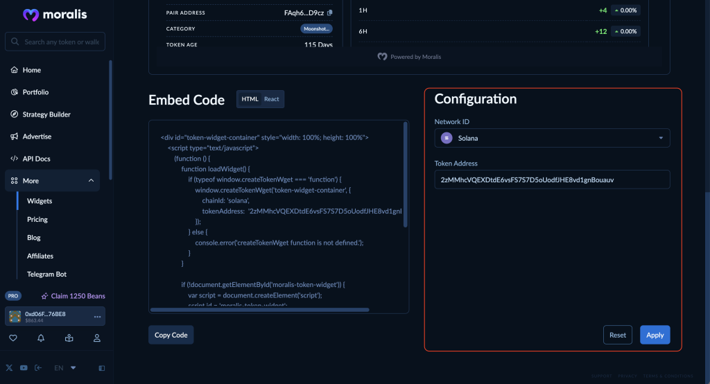 Configuration section highlighted.