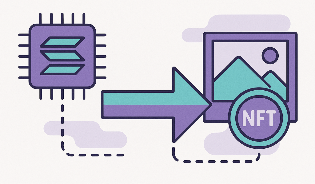 Solana NFT API illustration.