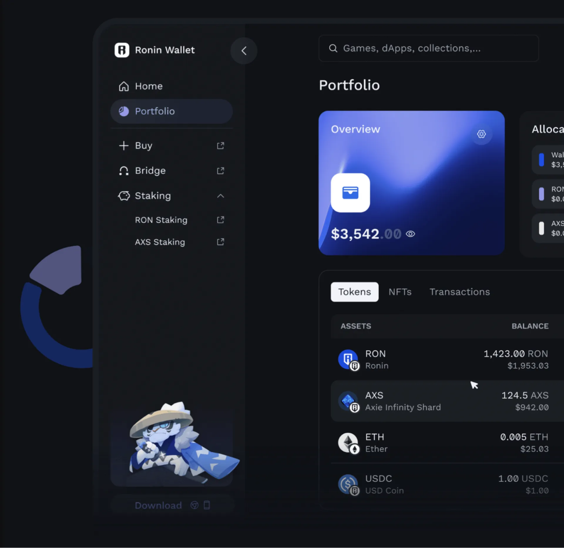 Ronin Wallet case study with Moralis